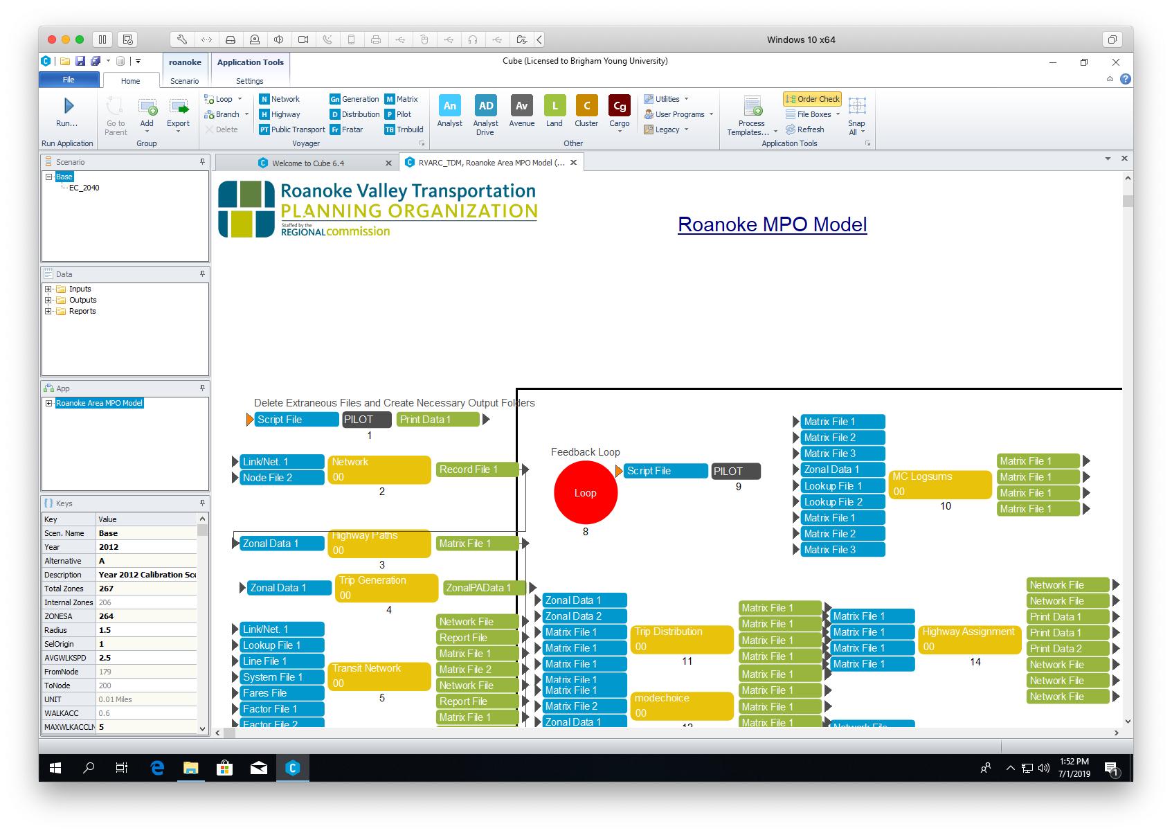 RVTPO model application interface