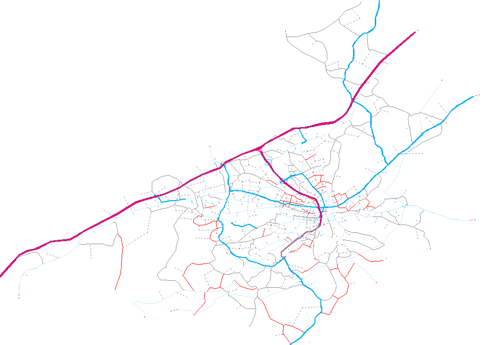 Facility types in the Roanoke region.