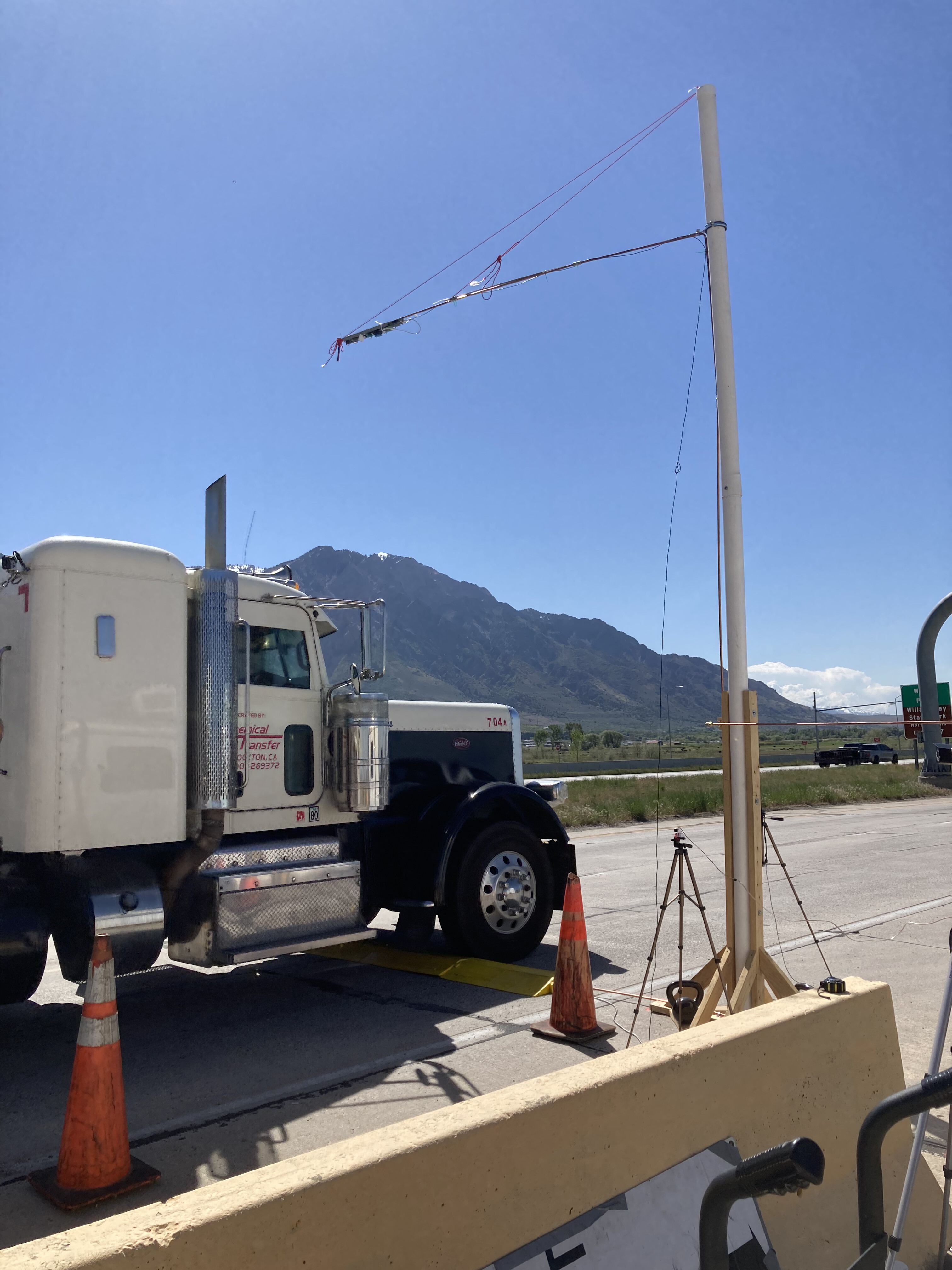 PLUMES collecting emissions data at the Perry Port of Entry