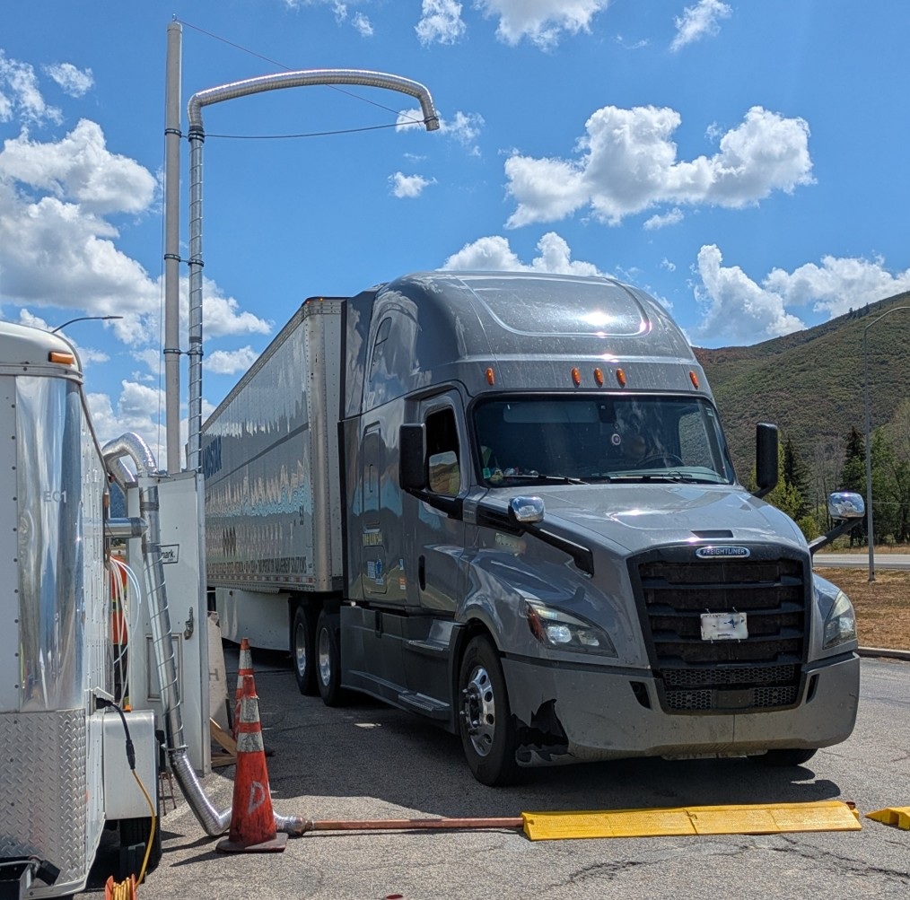 Testing an early version of PLUMES at the Daniels Port of Entry